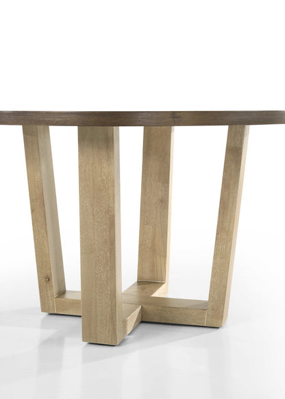 Brutus Vintage Walnut 5 Piece Dining Set