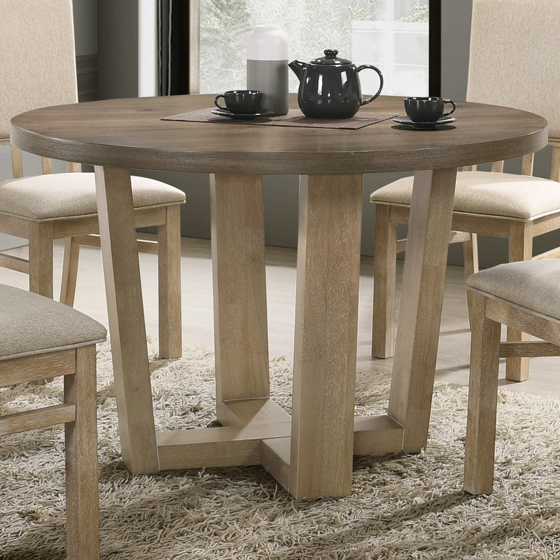 Brutus Vintage Walnut 5 Piece Dining Set