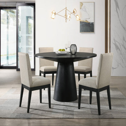 Jasper Ebony 5 Piece Dining Set