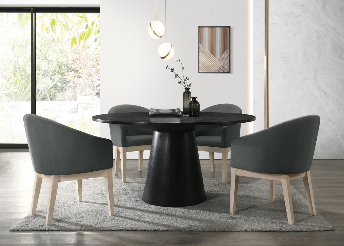 Jasper Ebony 5 Piece Dining Set