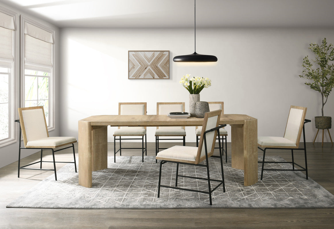Magnus Oak Finish Dining Set