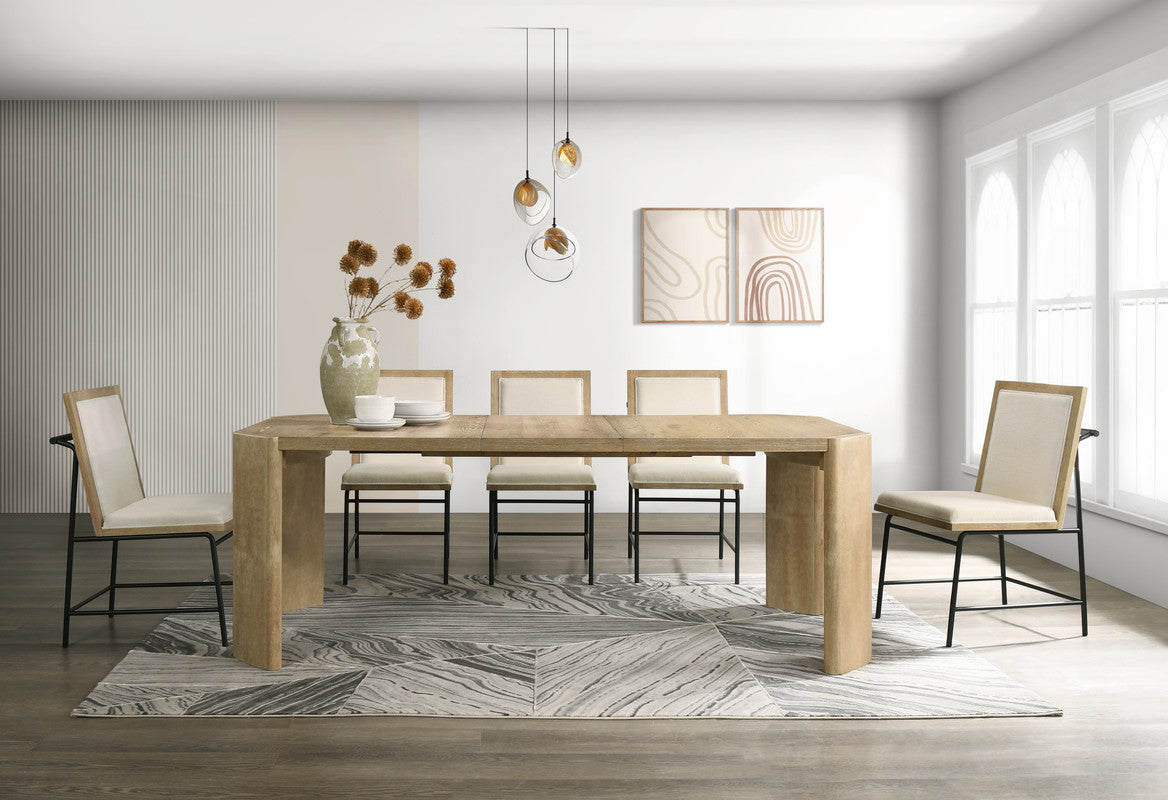 Magnus Oak Finish Dining Set