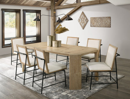Magnus Oak Finish Dining Set