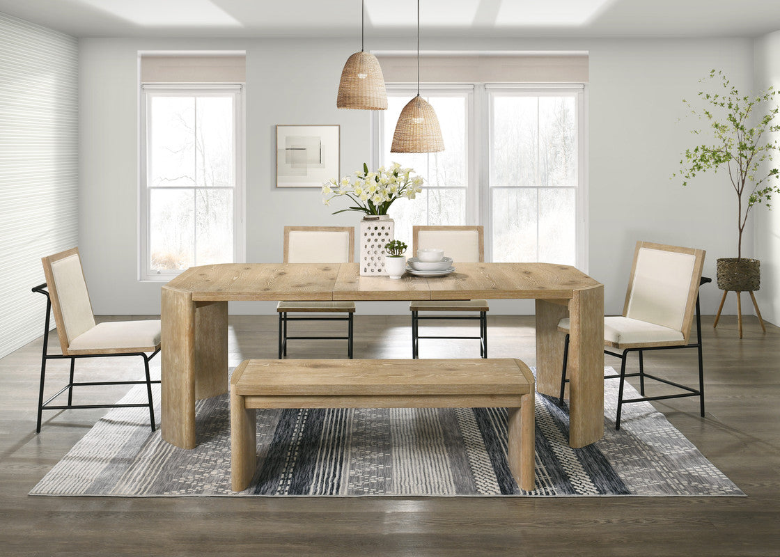 Magnus Oak Finish Dining Set