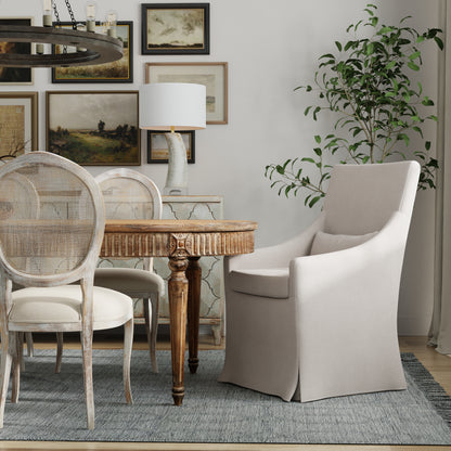 Skirted Arm Chair