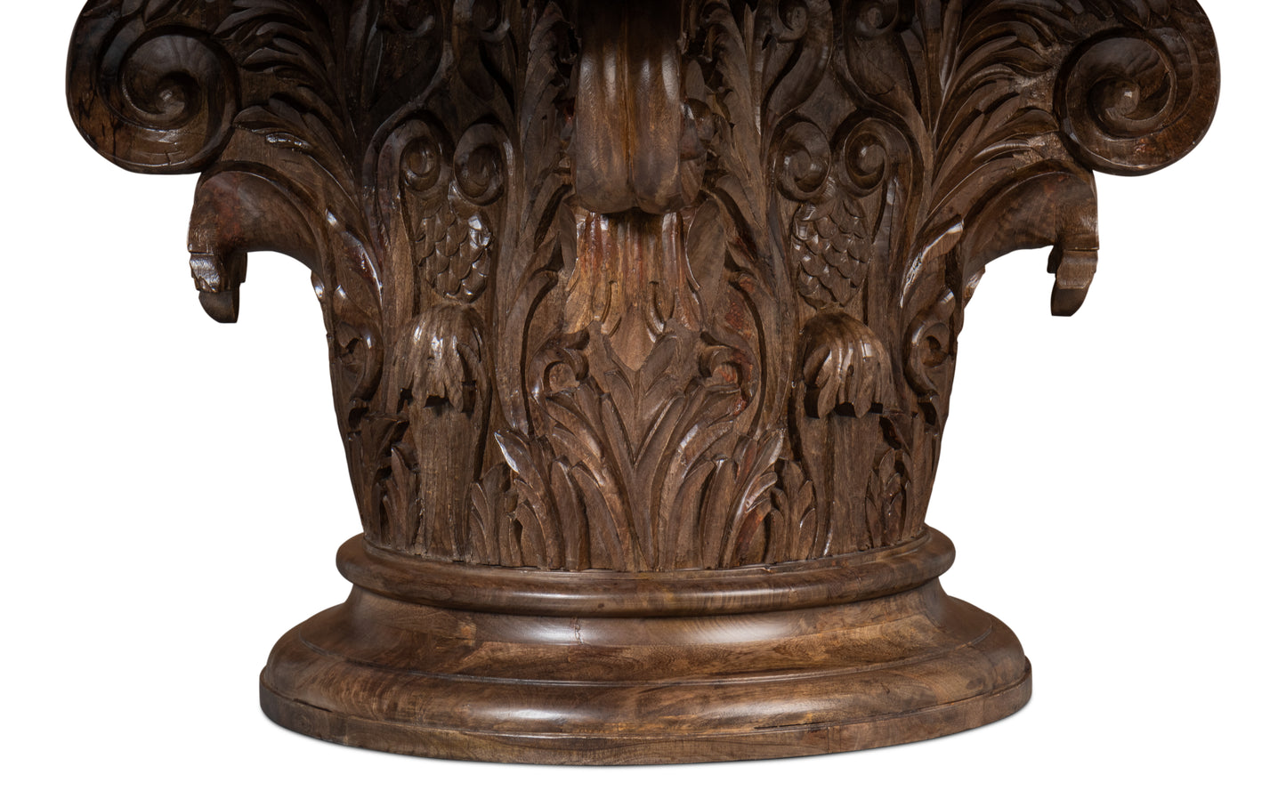 Hestia Carved Round Dining Table