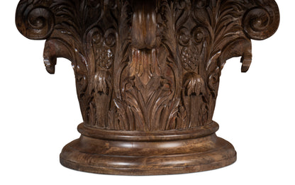 Hestia Carved Round Dining Table