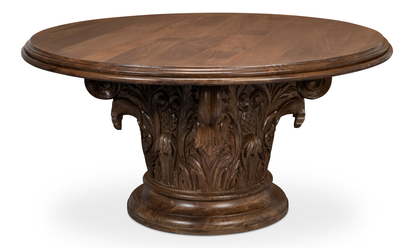 Hestia Carved Round Dining Table