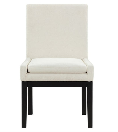 Aubrey 7PC Black Dining Set W/Uph Chairs