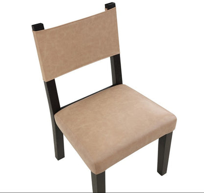 Aubrey 7PC Black Dining Set W/Uph Chairs