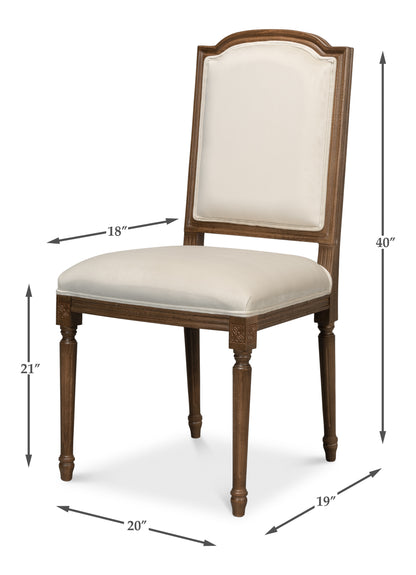 Louis XVI Squared Side Chair