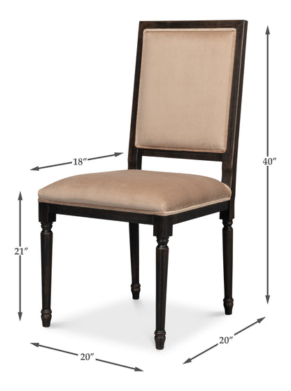 Square Back Side Chair