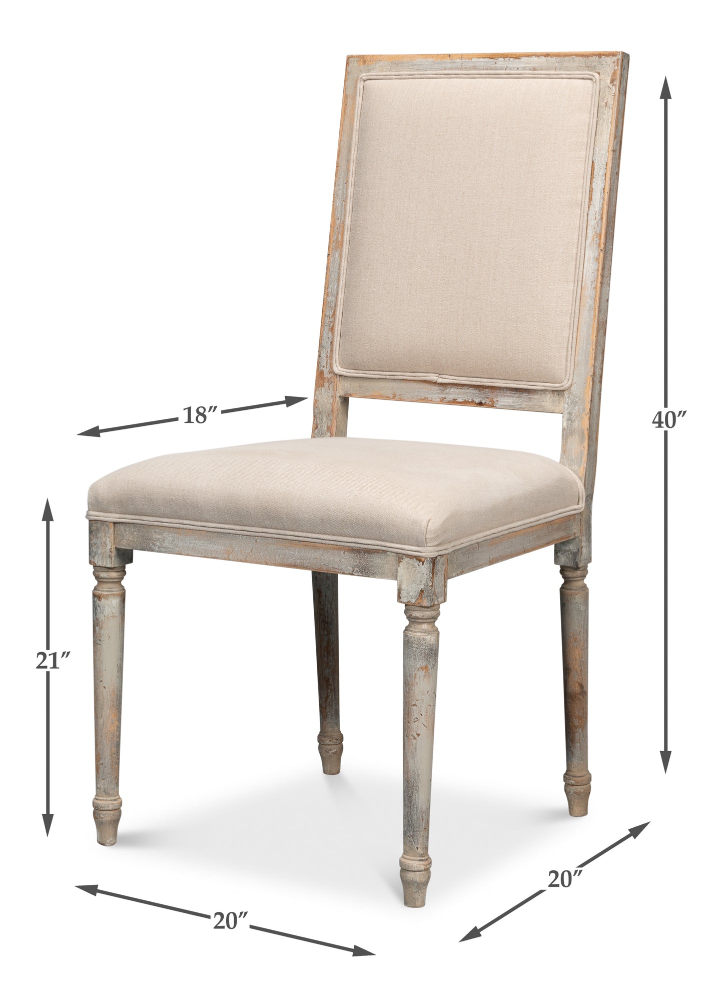 Square Back Side Chair
